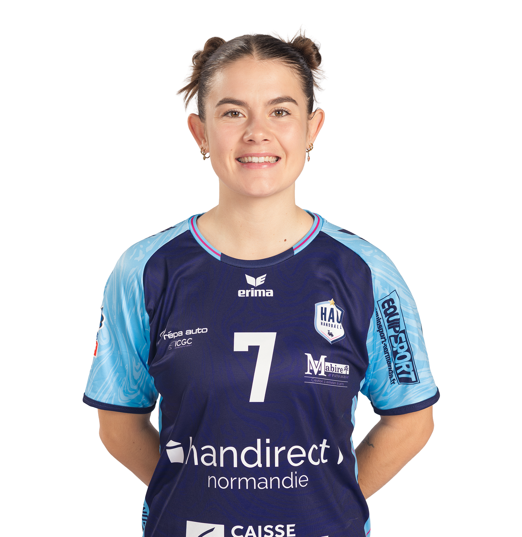 lisa-le-merrer - Ailière droite division 1 féminine de handball de Havre Athletic Club Handball