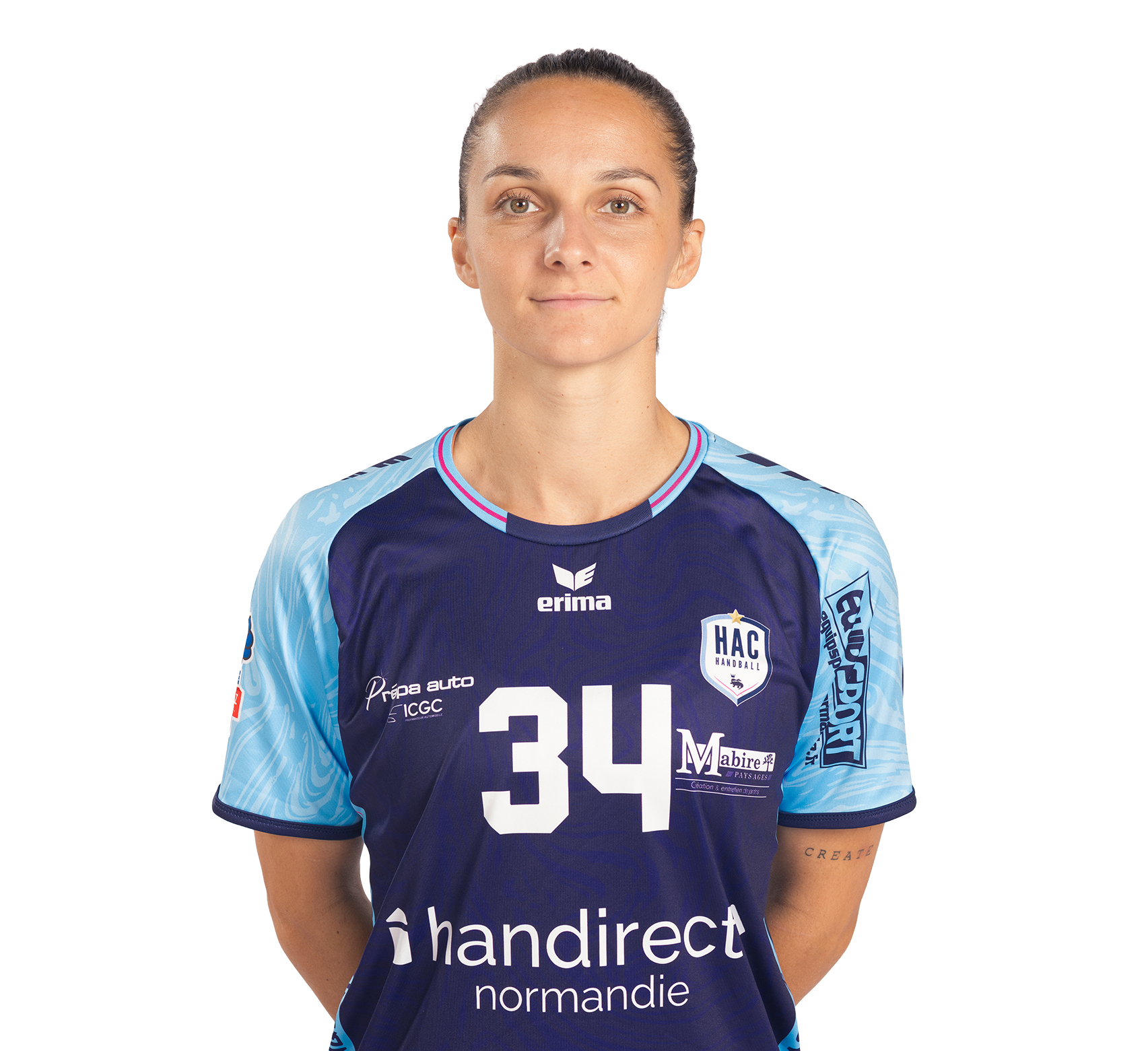 lucile-roche - Capitaine -  Demi-centre division 1 féminine de handball de Havre Athletic Club Handball