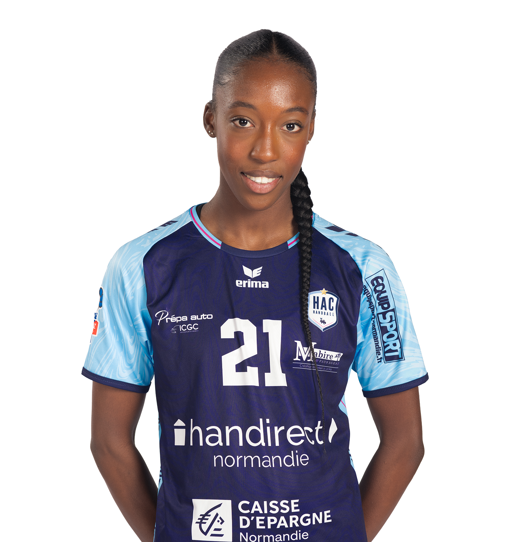 mathita-diawara - Ailière gauche division 1 féminine de handball de Havre Athletic Club Handball