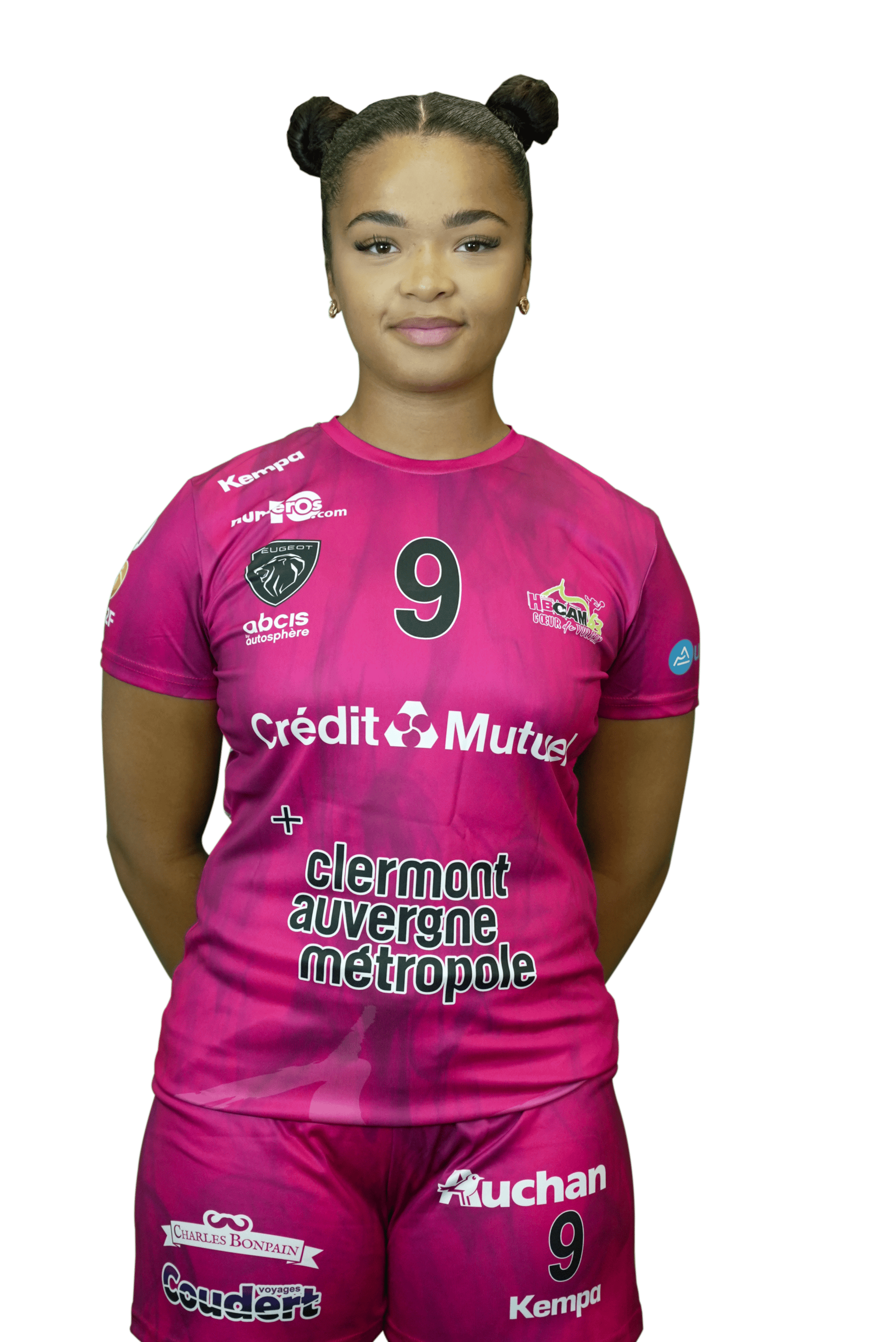 leslie-ayong - Demi-centre division 2 féminine de handball de Handball Clermont Auvergne Métropole 63
