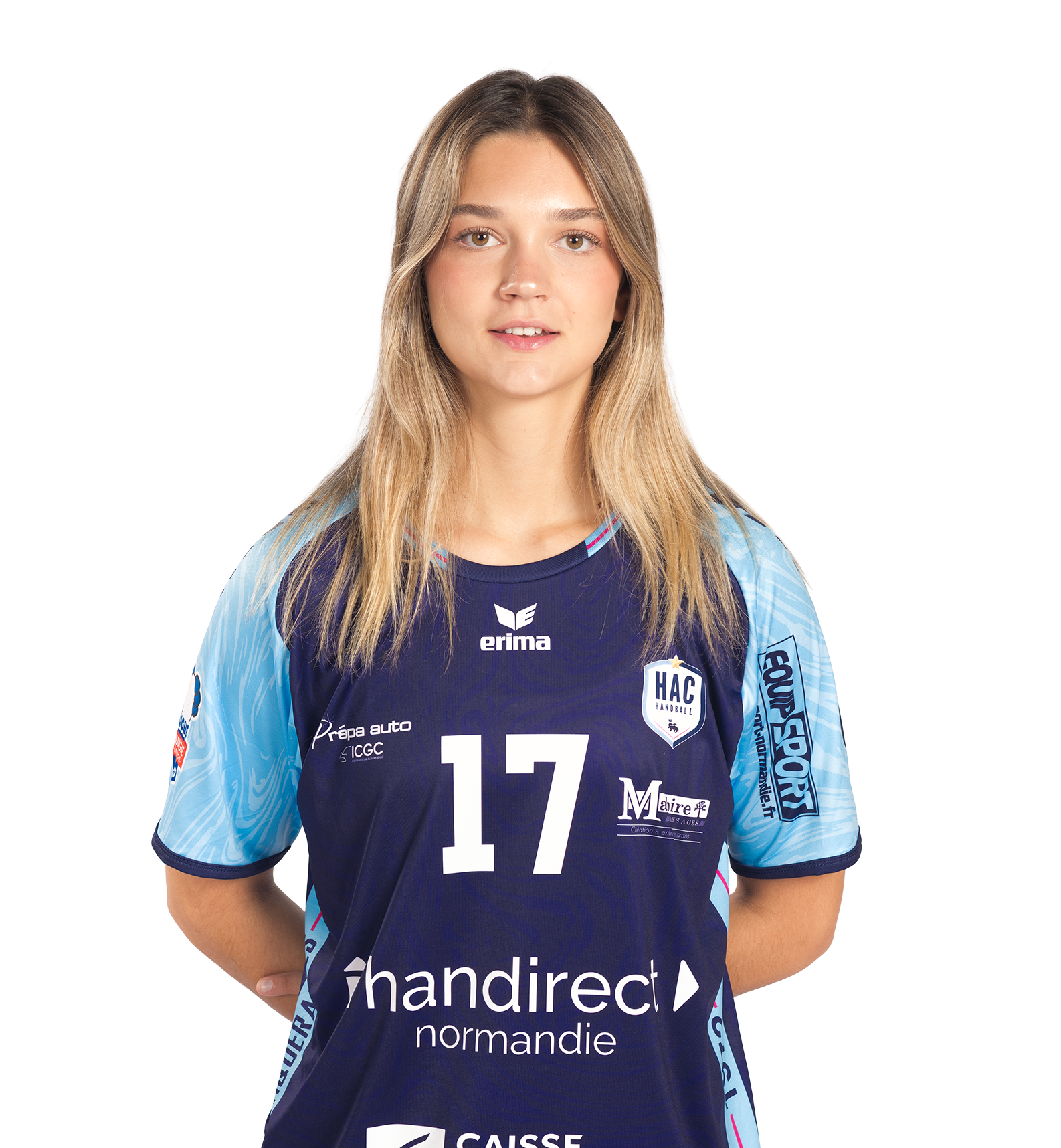 valentine-pin - Arrière gauche division 1 féminine de handball de Havre Athletic Club Handball