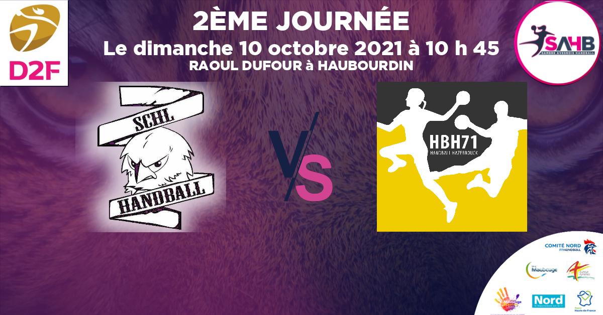 Moins de 13 ans Féminine - Département handball, HAUBOURDIN - LOOS VS HAZEBROUCK 71 - RAOUL DUFOUR à HAUBOURDIN à 10 h 45