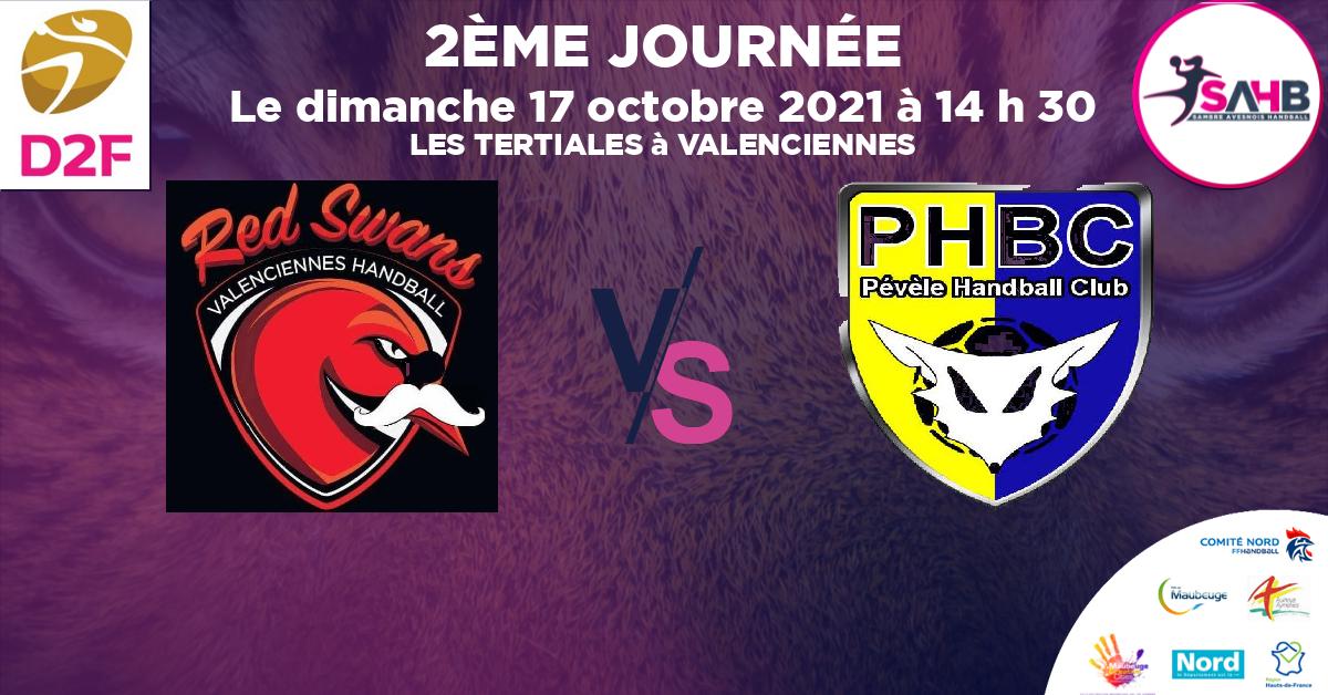 Moins de 18 ans Féminine - Département handball, VALENCIENNES VS VILLENEUVE D'ASCQ - PEVELE - LES TERTIALES à VALENCIENNES à 14 h 30