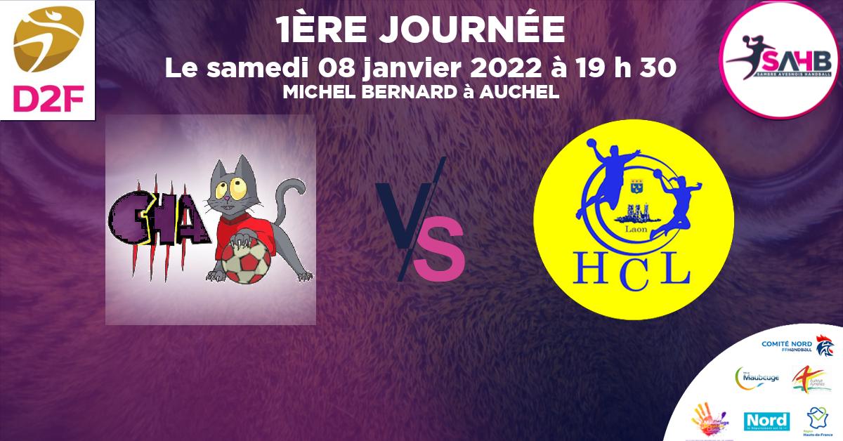 Nationale 3 féminine handball, AUCHEL VS LAON - MICHEL BERNARD à AUCHEL à 19 h 30