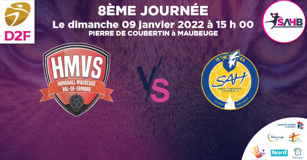 Moins de 18 ans Masculin - Département handball, MAUBEUGE VAL DE SAMBRE  VS VIEUX CONDE - ST AMAND LES EAUX - PIERRE DE COUBERTIN à MAUBEUGE à 15 h 00