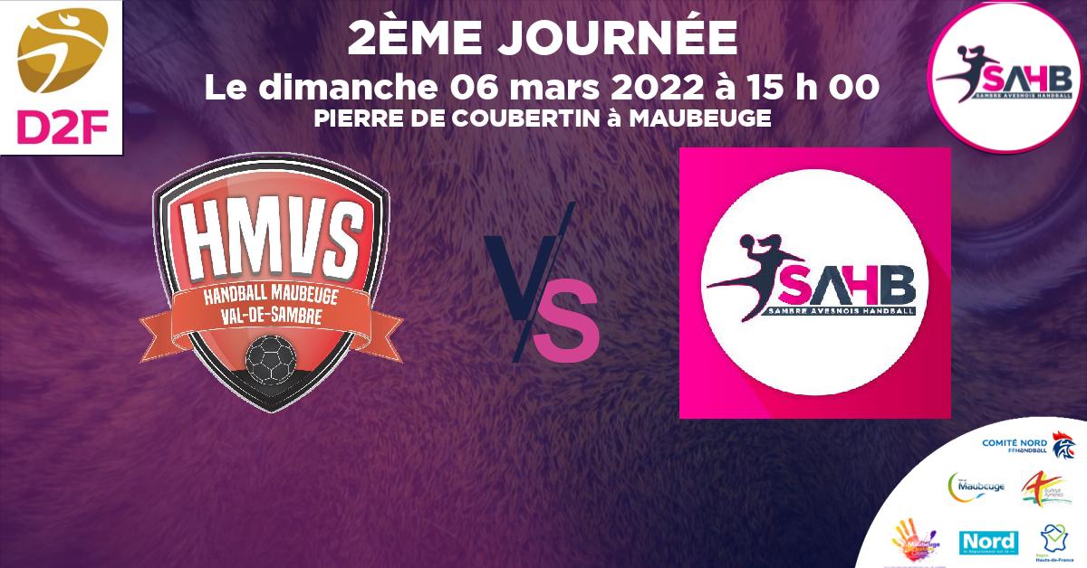 Moins de 18 ans Masculin - Département handball, MAUBEUGE VAL DE SAMBRE  VS SAMBRE AVESNOIS - PIERRE DE COUBERTIN à MAUBEUGE à 15 h 00