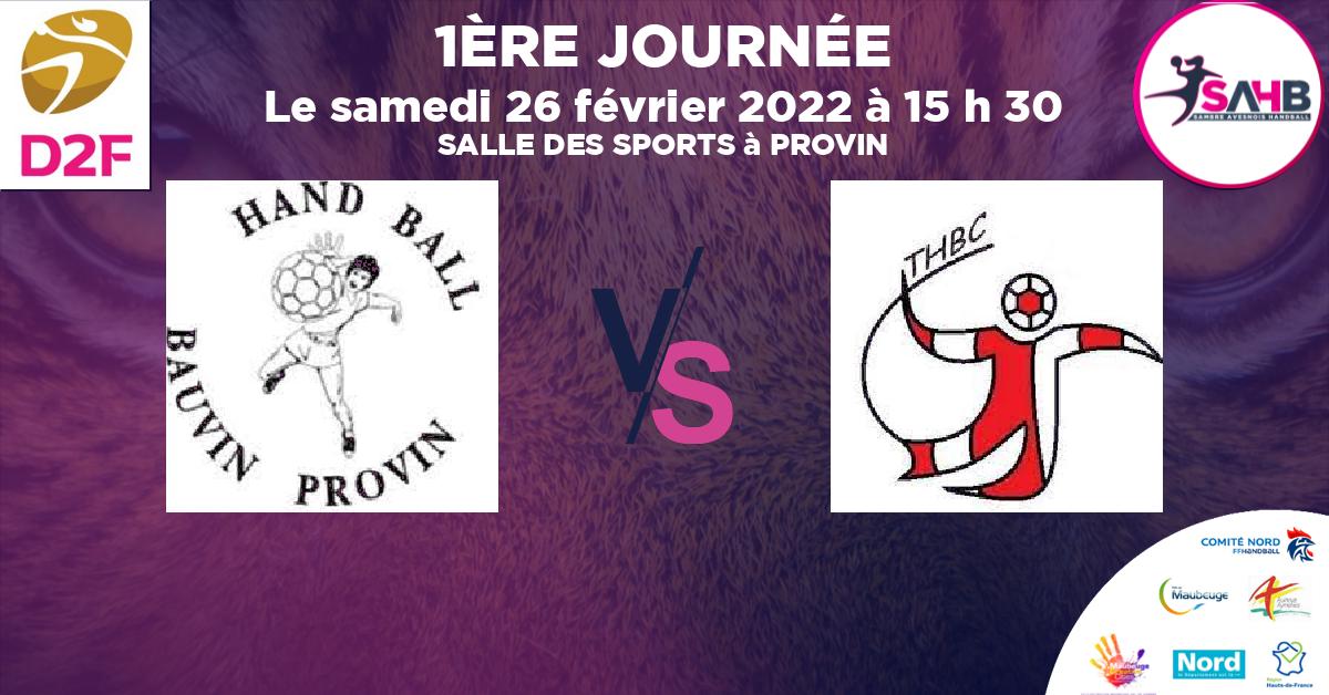 Moins de 18 ans Masculin - Département handball, BAUVIN - PROVIN VS TRELON - SALLE DES SPORTS à PROVIN à 15 h 30
