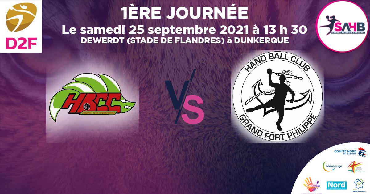 Moins de 15 ans Masculin - Département handball, ST POL - COUDEKERQUE VS GRAND FORT PHILIPPE - DEWERDT (STADE DE FLANDRES) à DUNKERQUE à 13 h 30