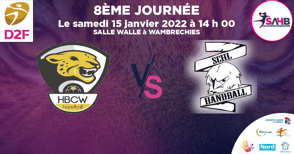 Moins de 15 ans Masculin - Département handball, WAMBRECHIES VS HAUBOURDIN - LOOS - SALLE WALLE à WAMBRECHIES à 14 h 00