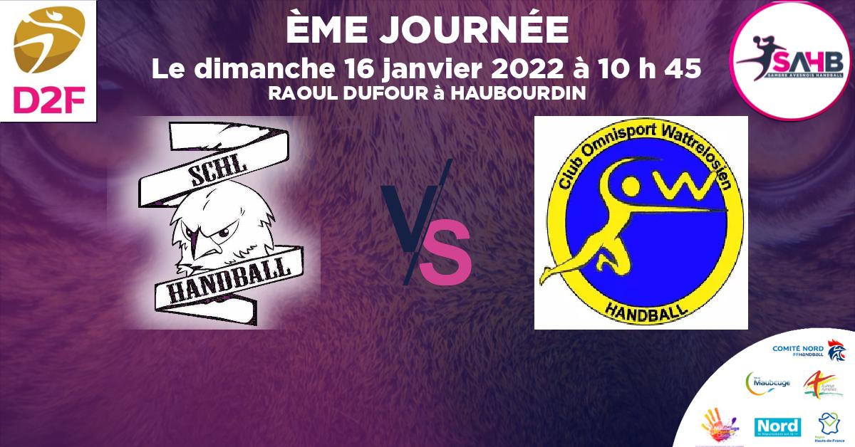 Moins de 13 ans Féminine - Département handball, HAUBOURDIN - LOOS VS WATTRELOS - RAOUL DUFOUR à HAUBOURDIN à 10 h 45