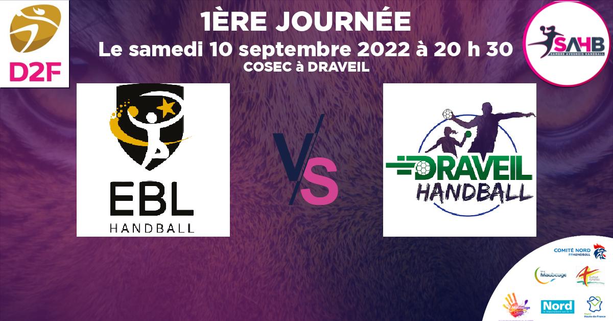 Nationale 2 Féminine handball, DRAVEIL VS BLEON - COSEC à DRAVEIL à 20 h 30