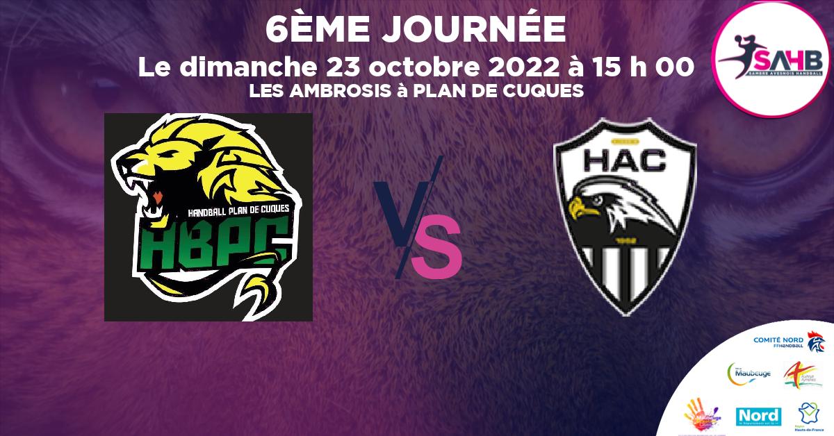 Nationale 2 Féminine handball, PLAN DE CUQUES VS AJACCIO  - LES AMBROSIS à PLAN DE CUQUES à 15 h 00