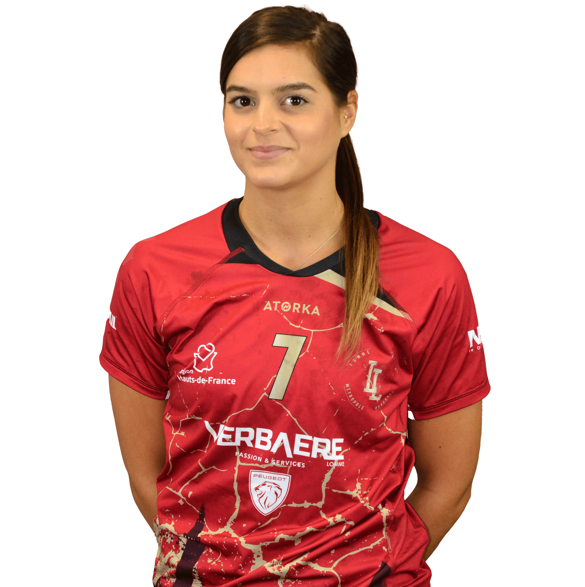 lysa-zemour - Arrière gauche division 2 féminine de handball de Lomme Lille Métropole Handball
