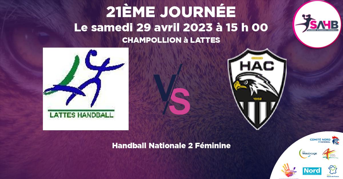 Nationale 2 Féminine handball, LATTES VS AJACCIO  - CHAMPOLLION à LATTES à 15 h 00