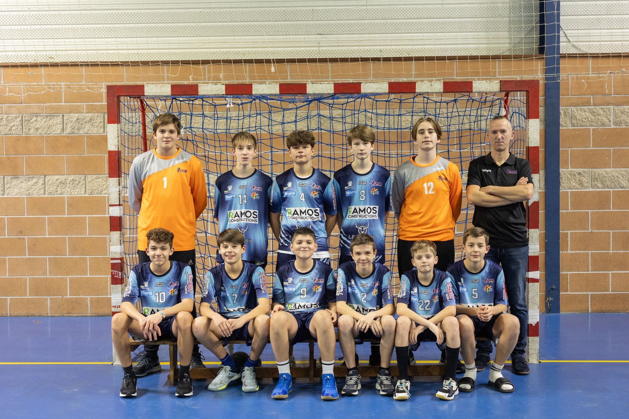 Equipe de handball masculine moins de 15 ans du club de Sambre Avesnois