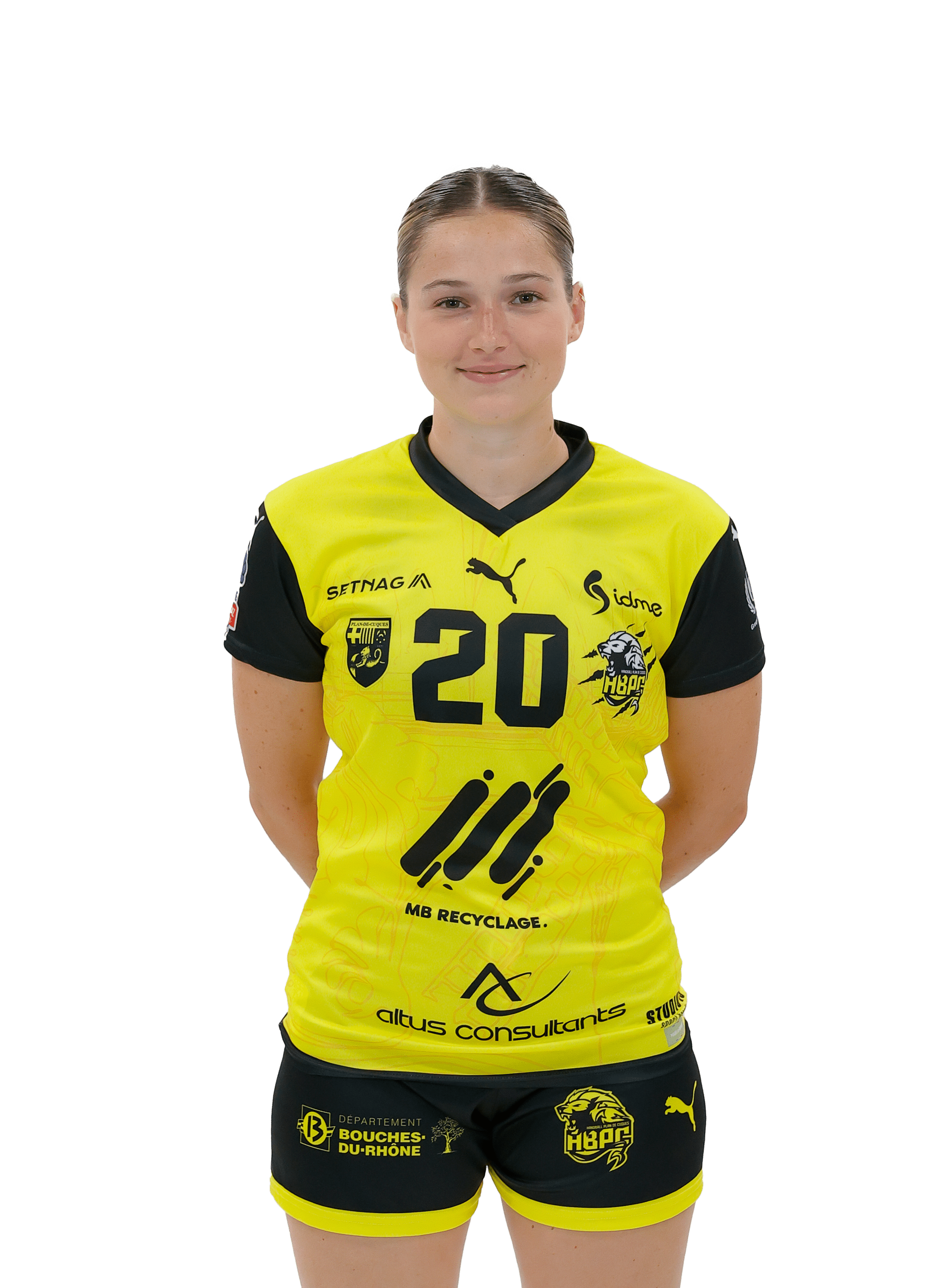 louane-garcia - Ailière droite division 1 féminine de handball de Handball Plan-de-Cuques