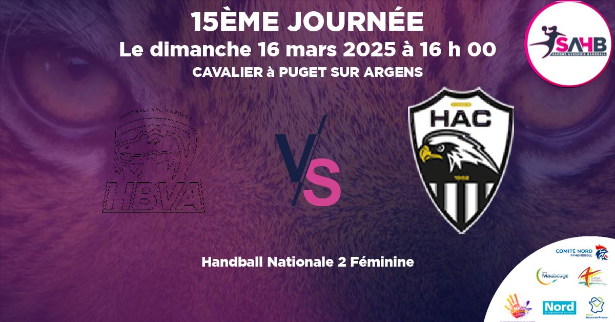 Nationale 2 Féminine handball, VAL D'ARGENS VS AJACCIO - CAVALIER à PUGET SUR ARGENS à 16 h 00