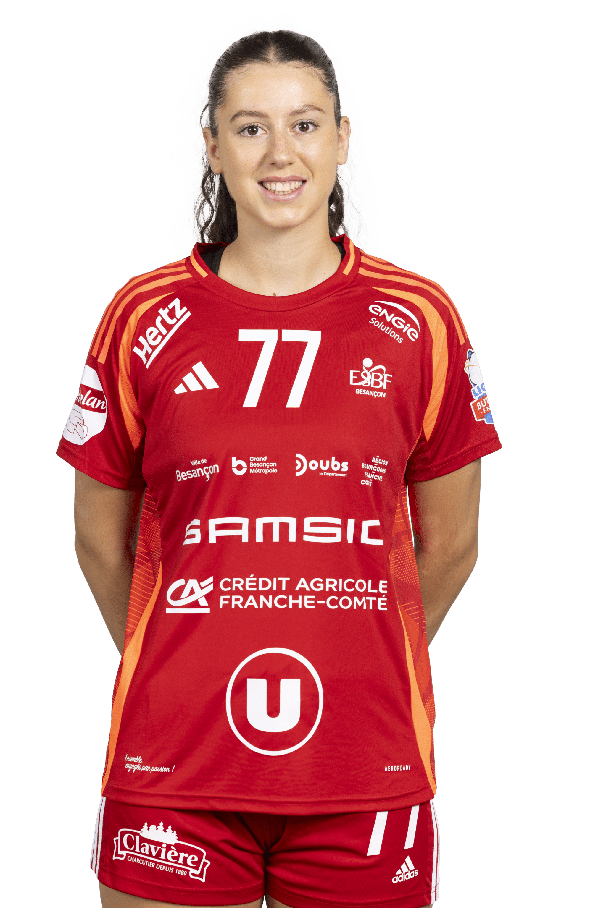 clementine-chardaire - Pivot division 1 féminine de handball de Entente Sportive Besançon Féminin