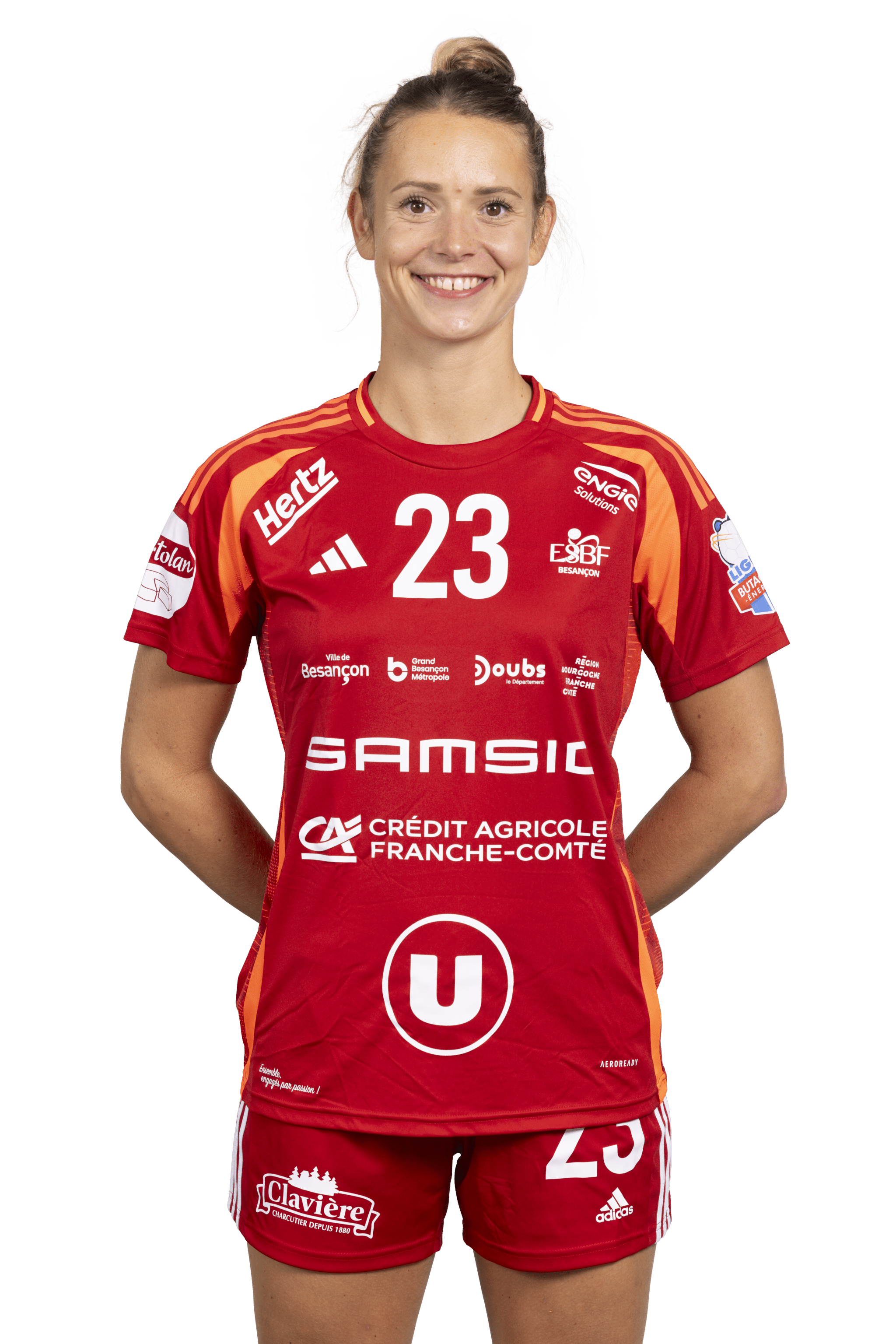 pauline-robert - Capitaine -  Pivot division 1 féminine de handball de Entente Sportive Besançon Féminin