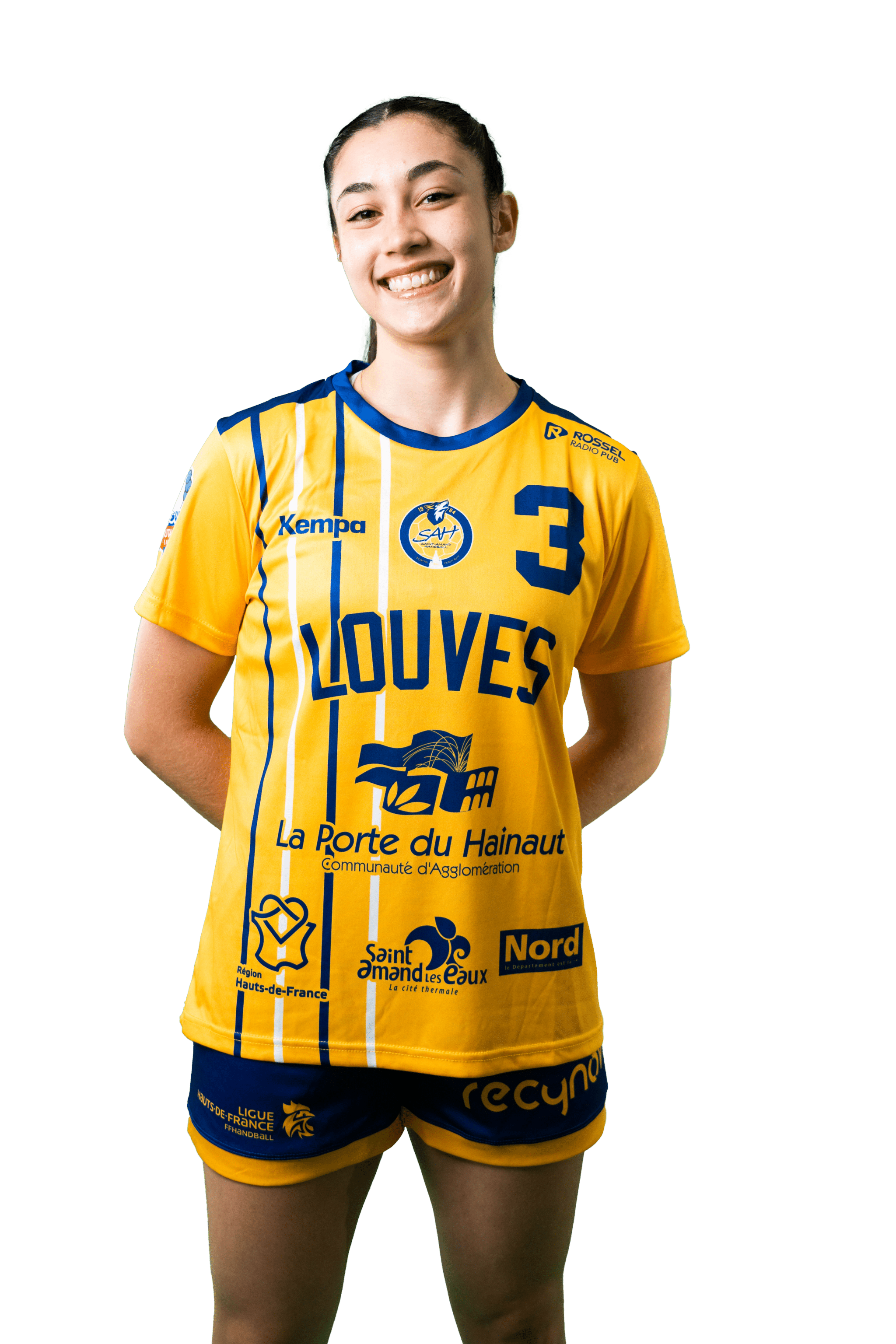 julia-yue-rodrigues - Ailière droite division 1 féminine de handball de St-Amand Handball – Porte du Hainaut