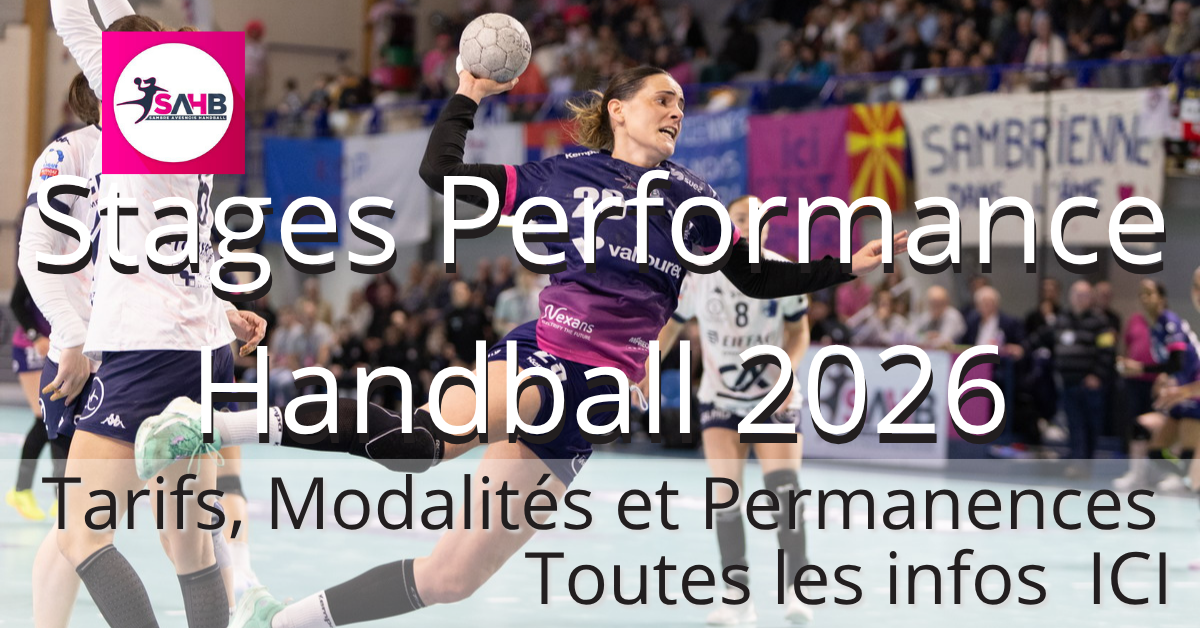 Stage performance handball Avesnois
